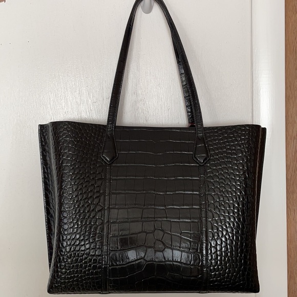 Tory Burch Croc Embossed Perry Tote - Picture 3 of 15